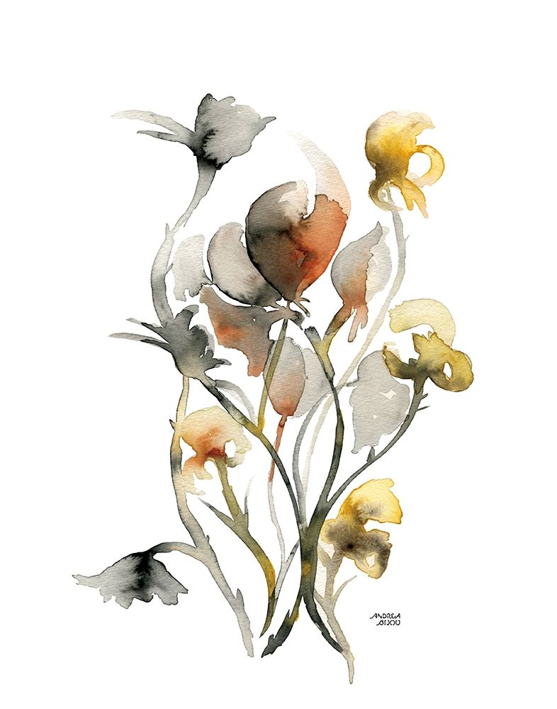 Watercolor Botanical III art print by Andrea Bijou for $57.95 CAD