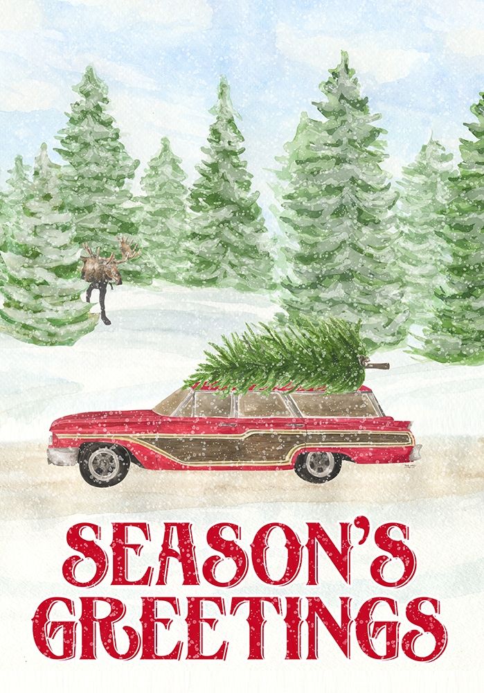 Sleigh Bells Ring-Seasons Greetings art print by Tara Reed for $57.95 CAD