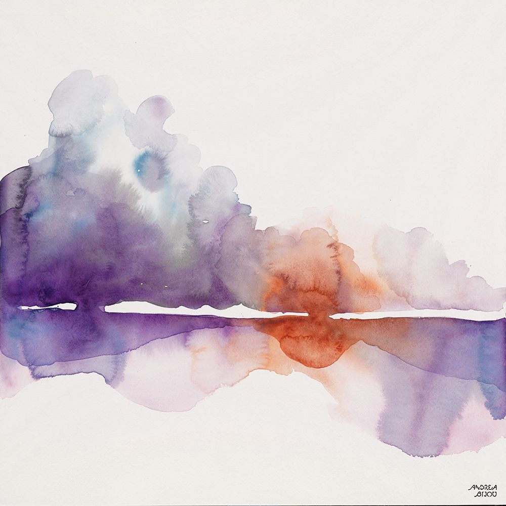 Purple Sun art print by Andrea Bijou for $57.95 CAD
