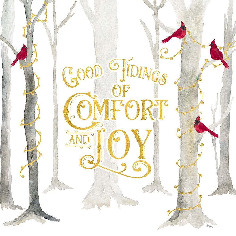 Christmas Forest I-Good Tidings art print by Tara Reed for $57.95 CAD