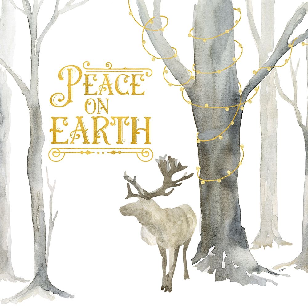 Christmas Forest III-Peace on Earth art print by Tara Reed for $57.95 CAD