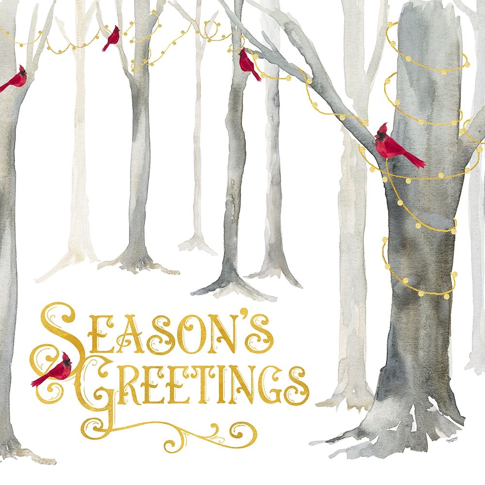 Christmas Forest IV-Seasons Greetings art print by Tara Reed for $57.95 CAD