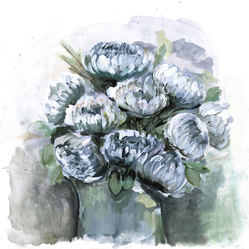 Potted Chrysanthemums art print by Marcy Chapman for $57.95 CAD