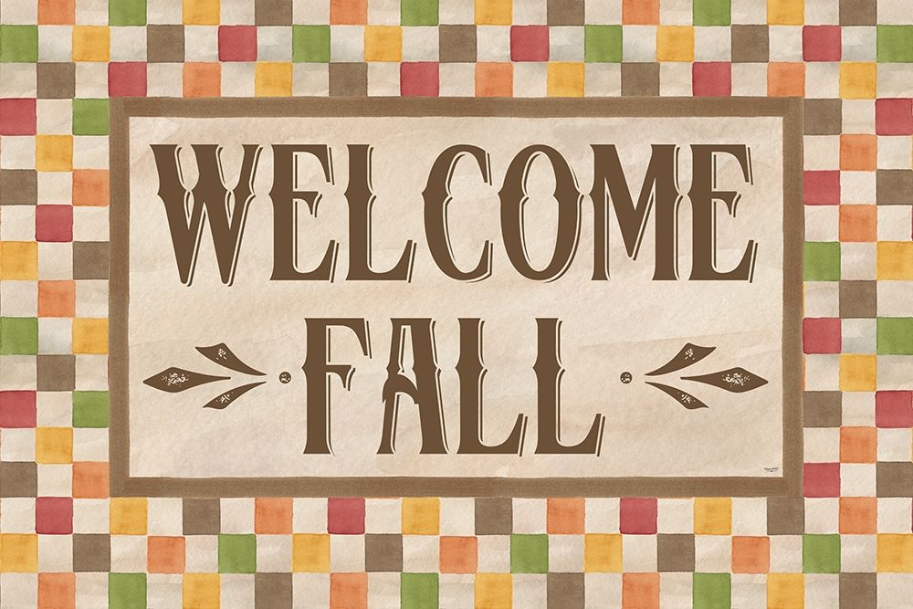 Fall Farms-Welcome Fall art print by Tara Reed for $57.95 CAD