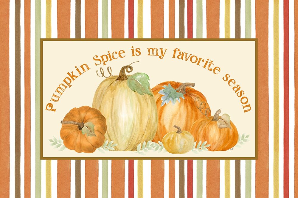 Pumpkin Spice Season landscape art print by Tara Reed for $57.95 CAD