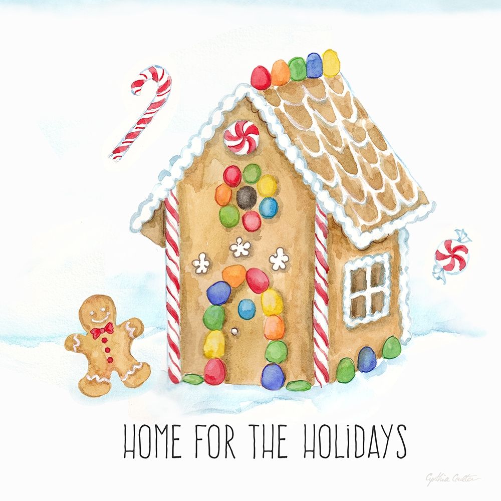 Vintage Holiday Cheer III art print by Cynthia Coulter for $57.95 CAD
