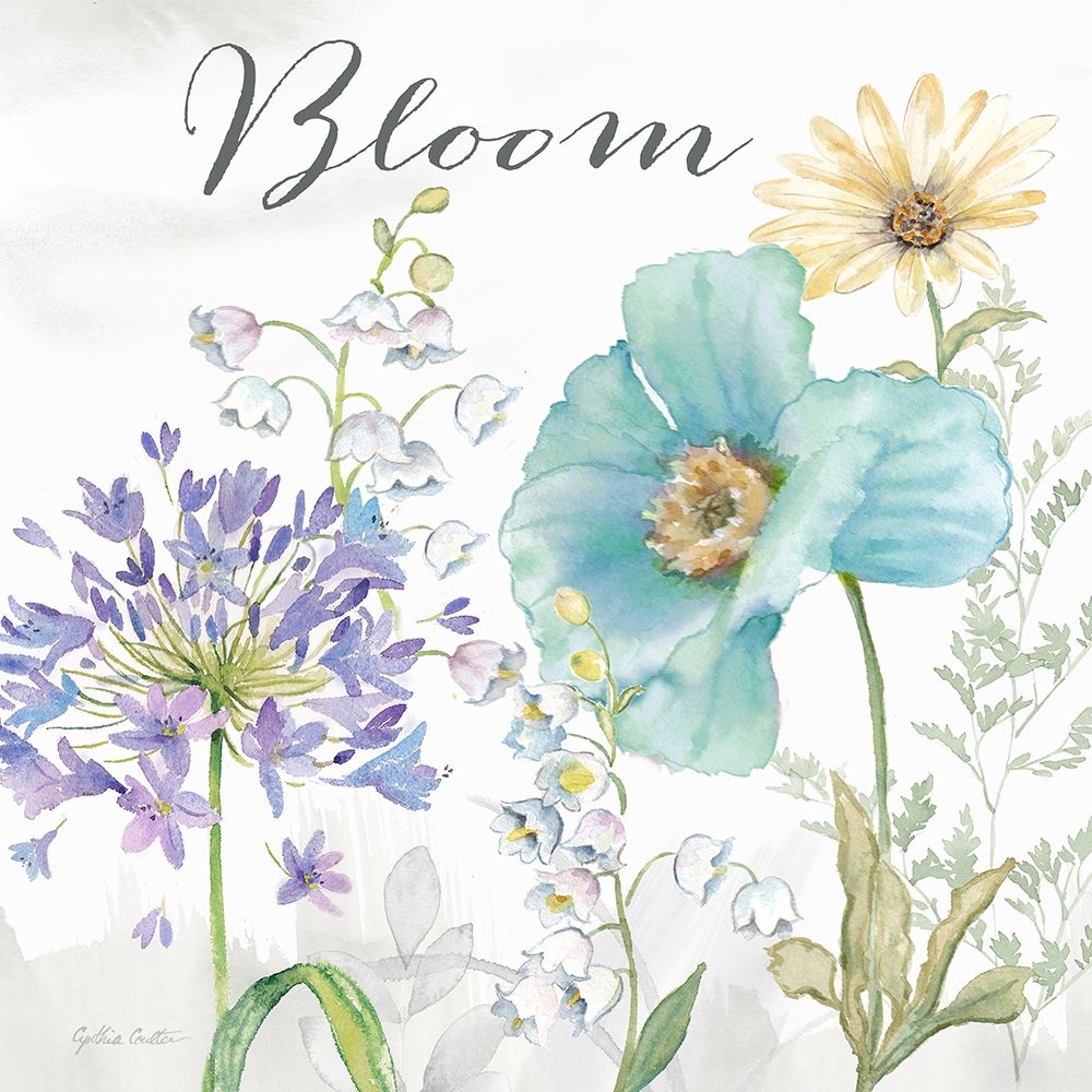 Country Botanical sentiment II art print by Cynthia Coulter for $57.95 CAD