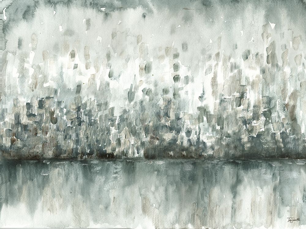 Lakeside Abstract Grey Neutral art print by Tre Sorelle Studios for $57.95 CAD