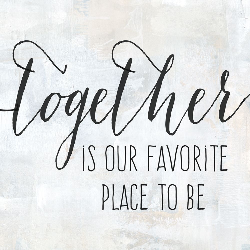Together is Our Favorite art print by Cynthia Coulter for $57.95 CAD