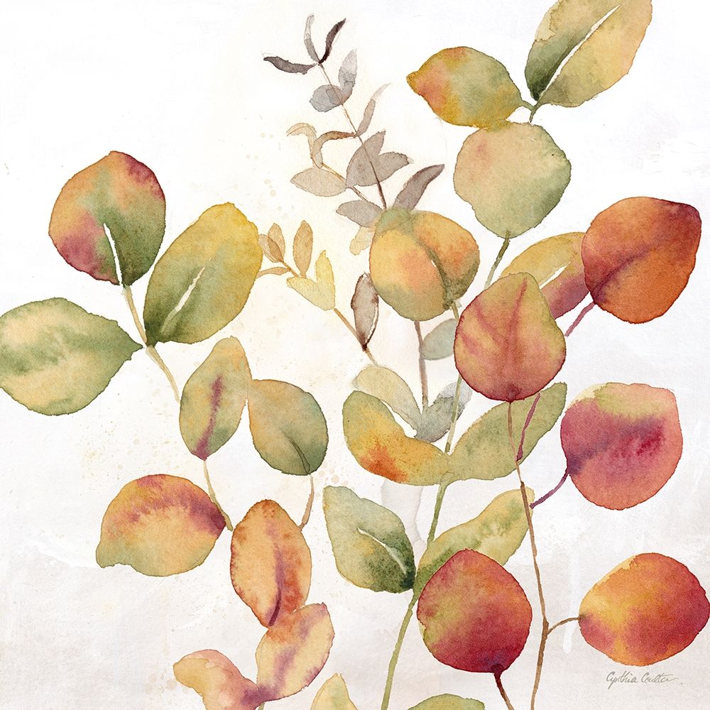 Eucalyptus Leaves spice I  art print by Cynthia Coulter for $57.95 CAD