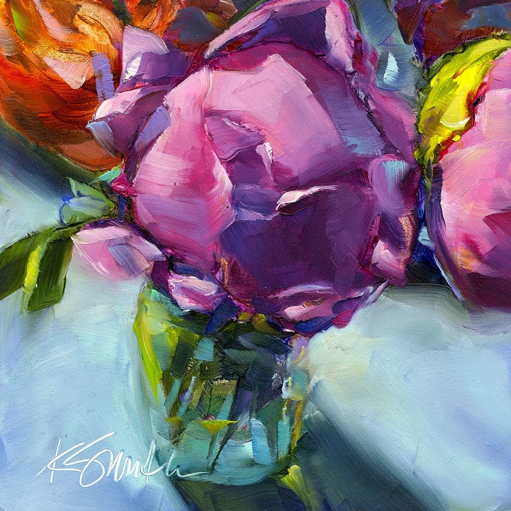 Roses Still Life II art print by Kim Smith for $57.95 CAD