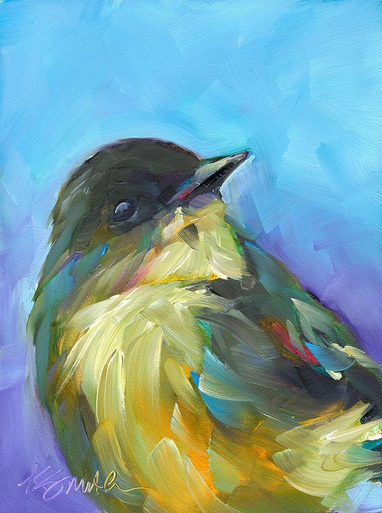 Perched Bird art print by Kim Smith for $57.95 CAD