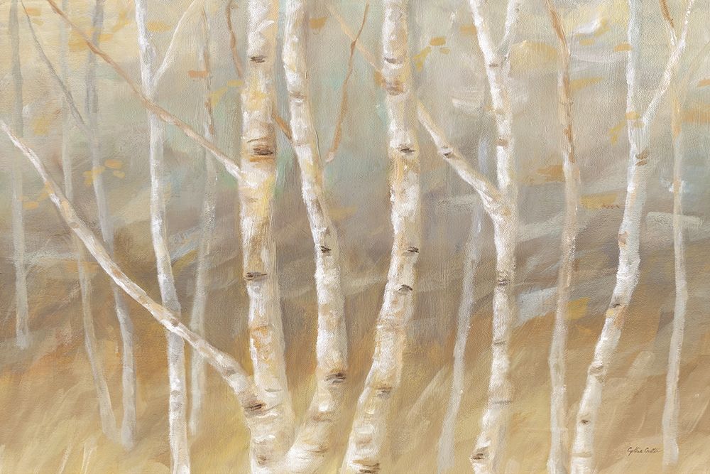 Autumn Birch landscape art print by Cynthia Coulter for $57.95 CAD