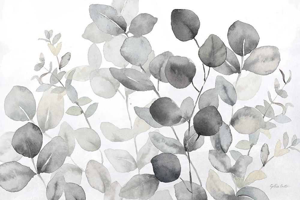 Eucalyptus Leaves landscape neutral art print by Cynthia Coulter for $57.95 CAD