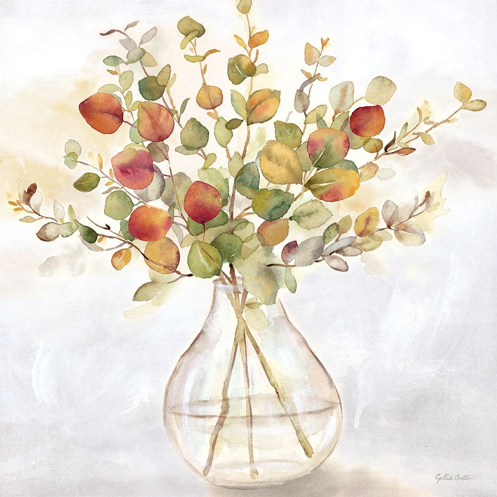 Eucalyptus Vase spice II art print by Cynthia Coulter for $57.95 CAD