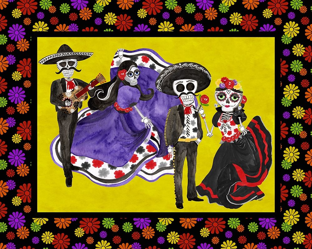 Day of the Dead landscape art print by Tara Reed for $57.95 CAD