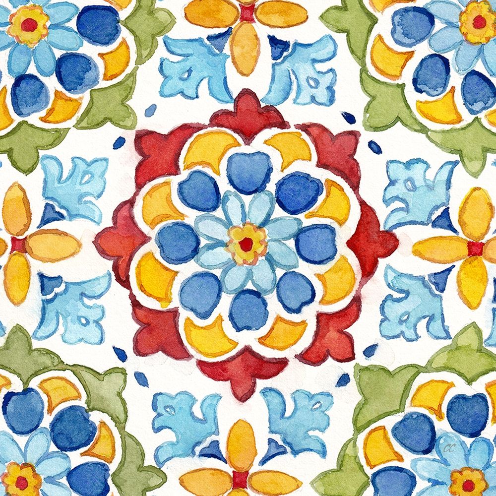 Turkish Tile I art print by Cynthia Coulter for $57.95 CAD