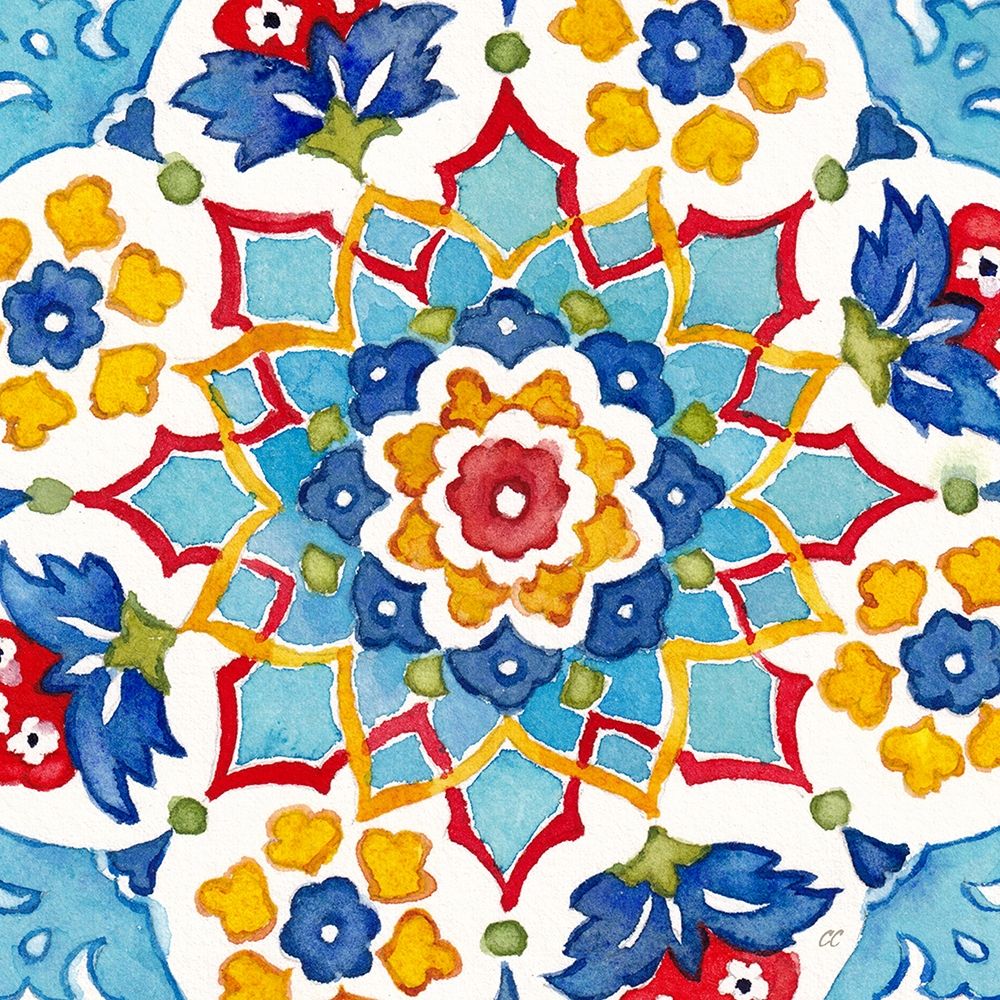 Turkish Tile II art print by Cynthia Coulter for $57.95 CAD