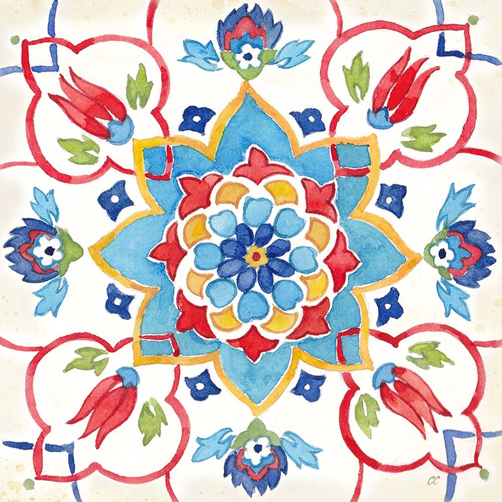 Turkish Tile III art print by Cynthia Coulter for $57.95 CAD
