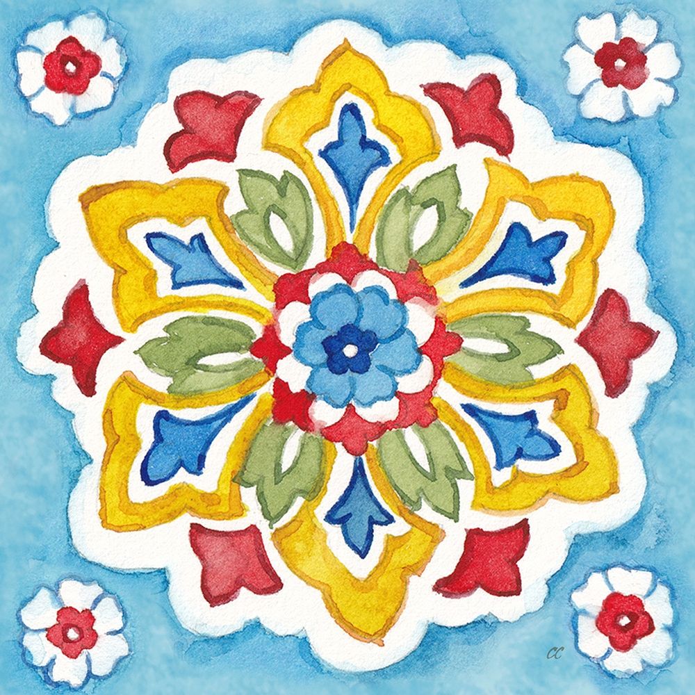 Turkish Tile IV art print by Cynthia Coulter for $57.95 CAD