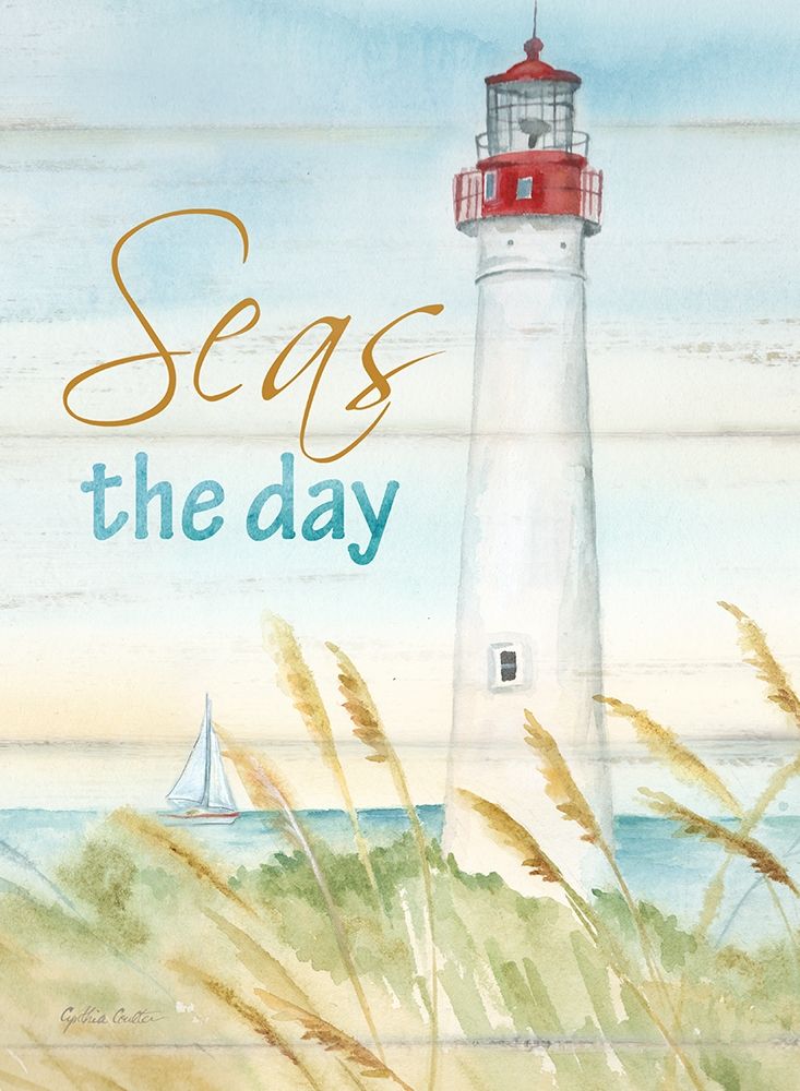 East Coast Lighthouse portrait II-Seas the day art print by Cynthia Coulter for $57.95 CAD