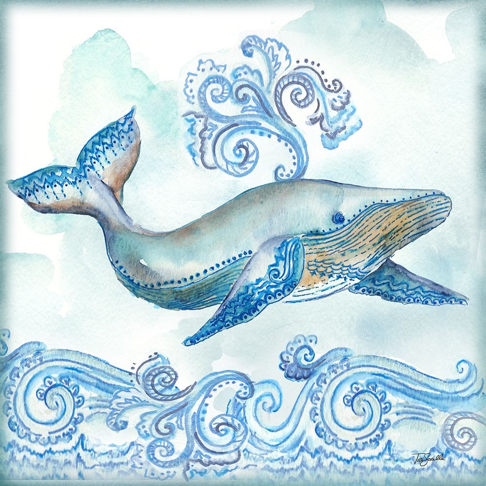 Boho Shells II-Whale art print by Tre Sorelle Studios for $57.95 CAD