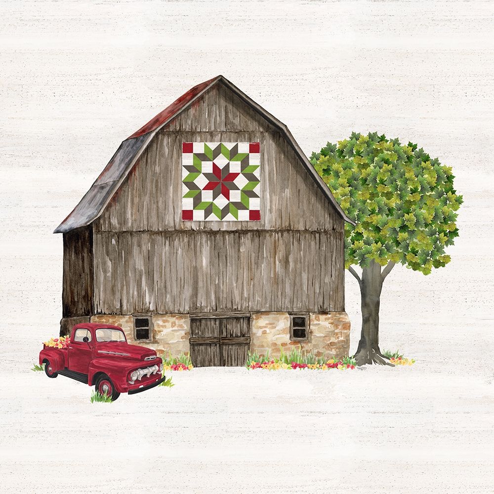 Spring and Summer Barn Quilt II art print by Tara Reed for $57.95 CAD