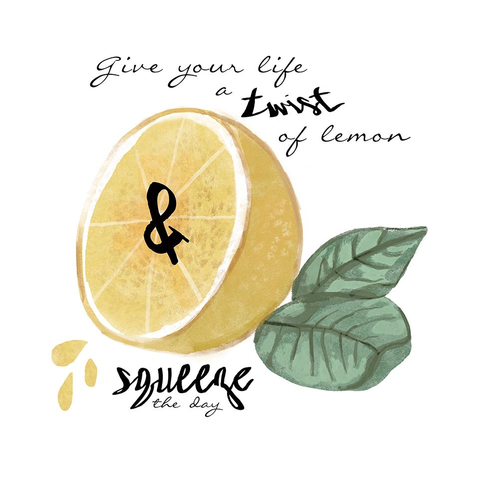 Citrus Limon sentiment IV art print by Bannarot for $57.95 CAD