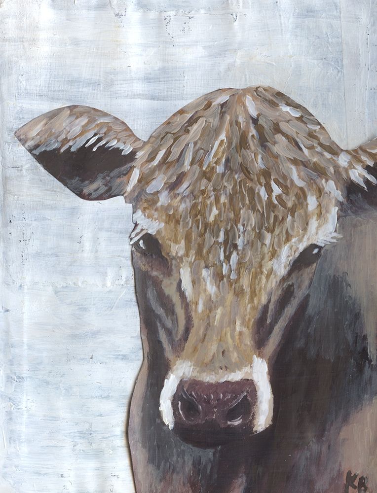 Brown Cow art print by Kathleen Bryan for $57.95 CAD