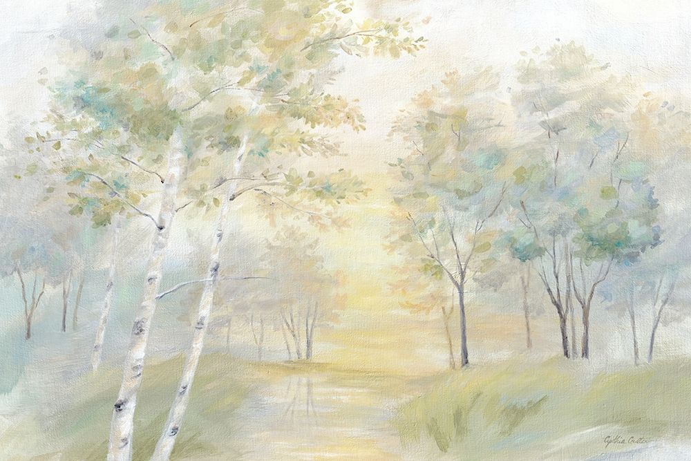 Sunny  Glow landscape art print by Cynthia Coulter for $57.95 CAD