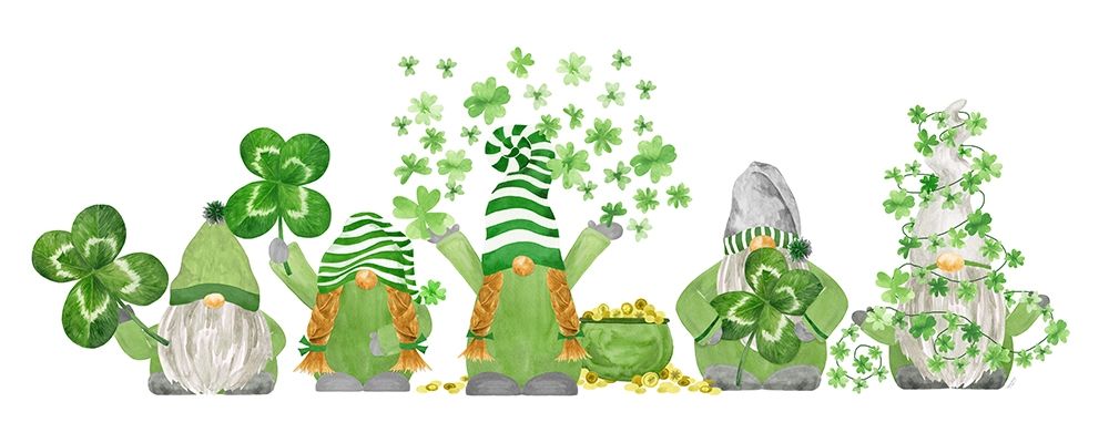Luck of the Gnomes panel I art print by Tara Reed for $57.95 CAD