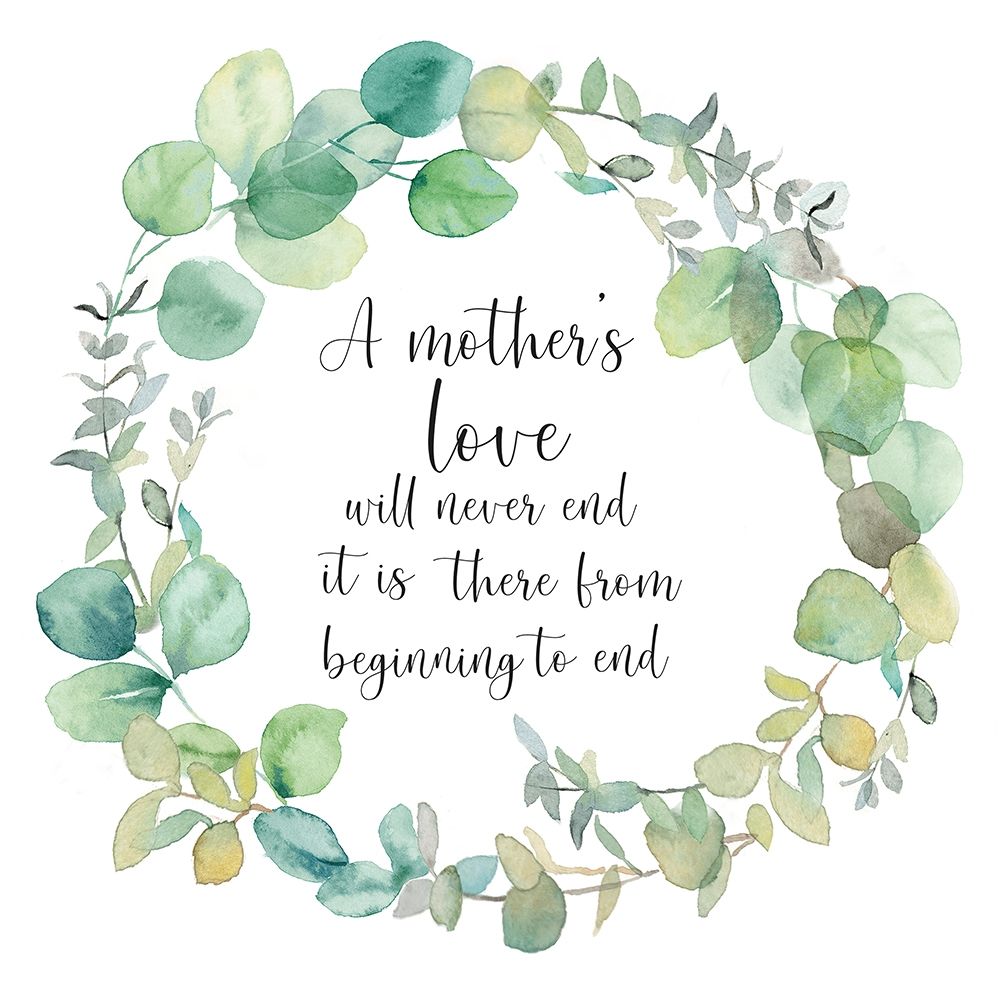 Mothers Day Eucalyptus I-Mothers Love art print by Cynthia Coulter for $57.95 CAD