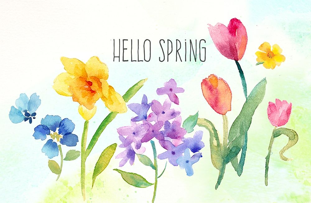 Hello  Spring landscape art print by Cynthia Coulter for $57.95 CAD