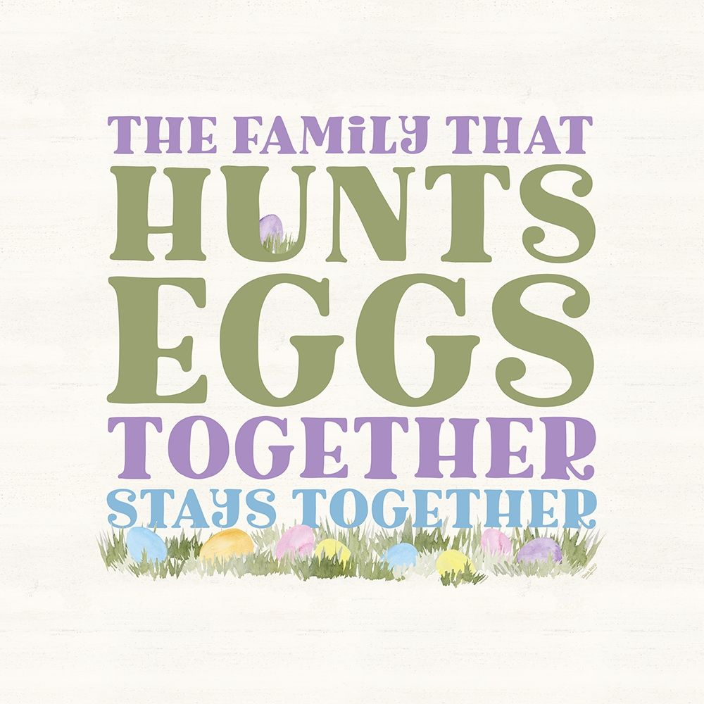 Farmhouse  Easter Sentiment II-Together art print by Tara Reed for $57.95 CAD