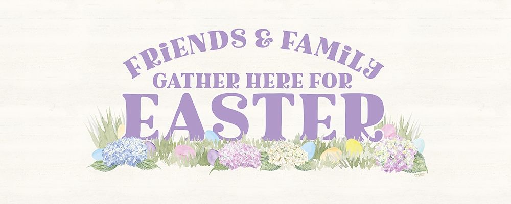 Farmhouse  Easter Sentiment panel-Gather art print by Tara Reed for $57.95 CAD