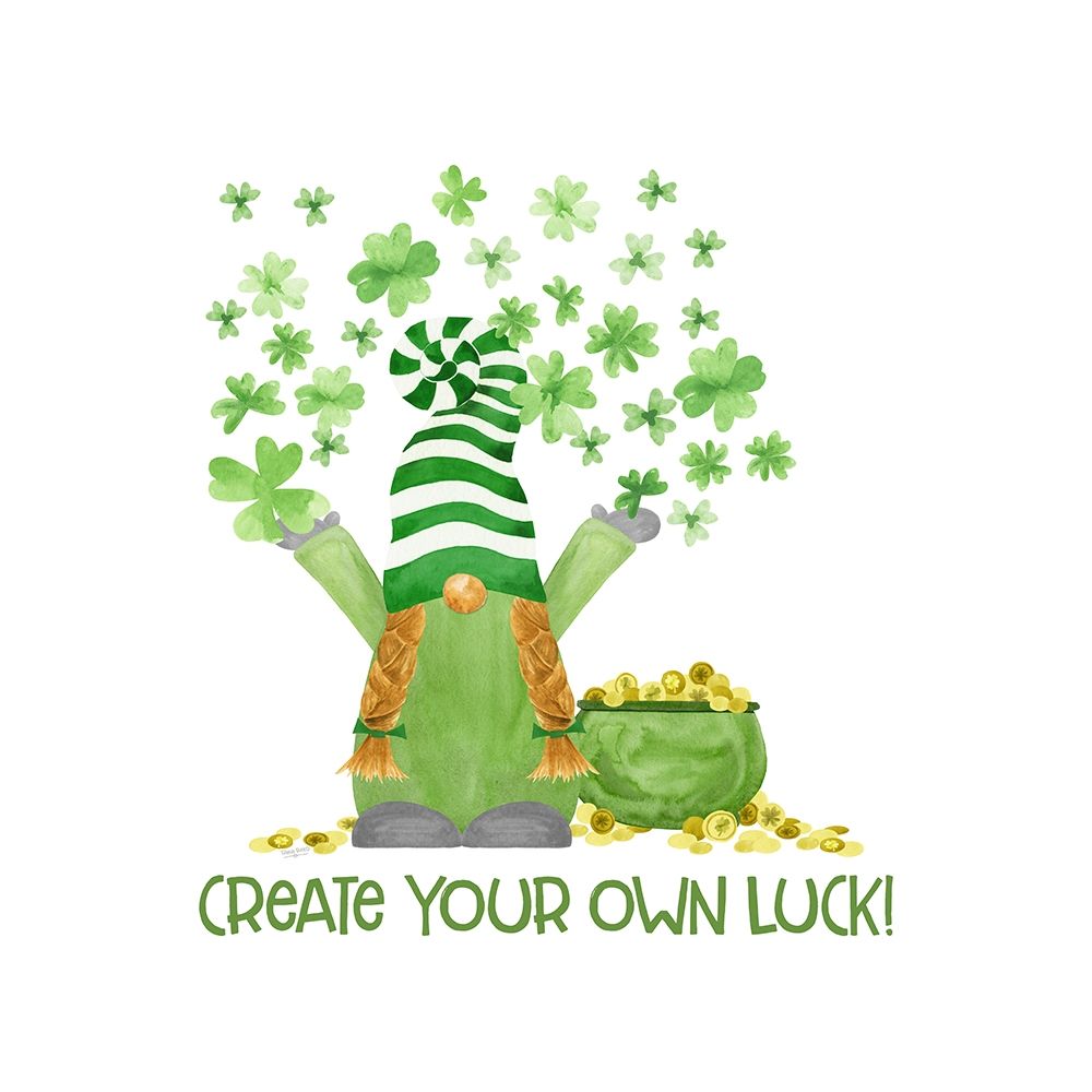 Luck  of the Gnomes IV-Create your Luck art print by Tara Reed for $57.95 CAD