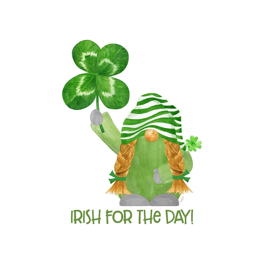 Luck  of the Gnomes VIII-Irish for the Day art print by Tara Reed for $57.95 CAD