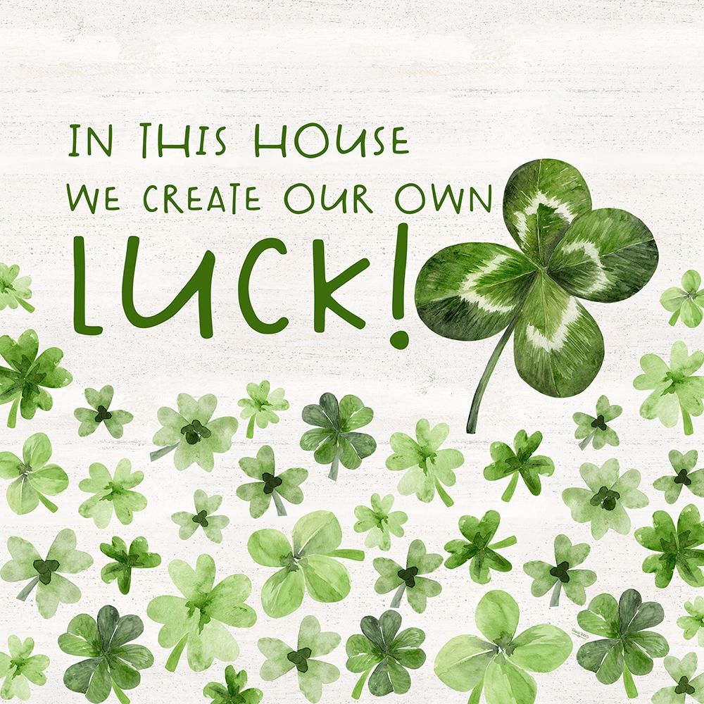 Shamrock  Rainbow Sentiment I-This House art print by Tara Reed for $57.95 CAD