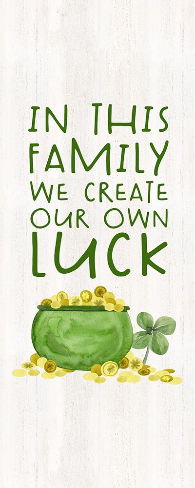 Shamrock  Rainbows vertical I-Create our Luck art print by Tara Reed for $57.95 CAD