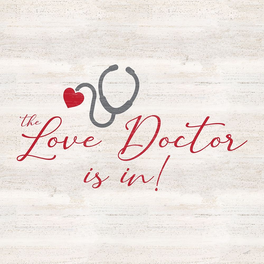 Valentines  sentiment II-Love Doctor art print by Tara Reed for $57.95 CAD