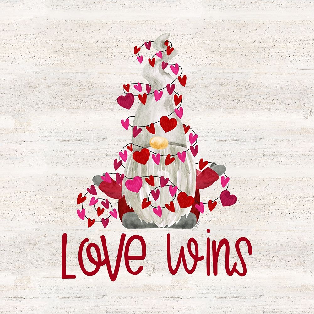 Valentine  Gnomes VII-Love Wins art print by Tara Reed for $57.95 CAD
