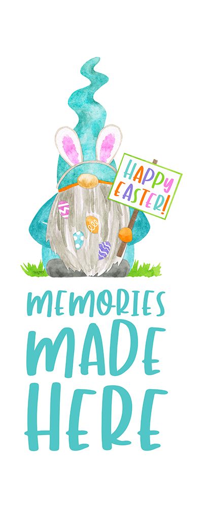 Easter Gnomes vertical I-Memories art print by Tara Reed for $57.95 CAD
