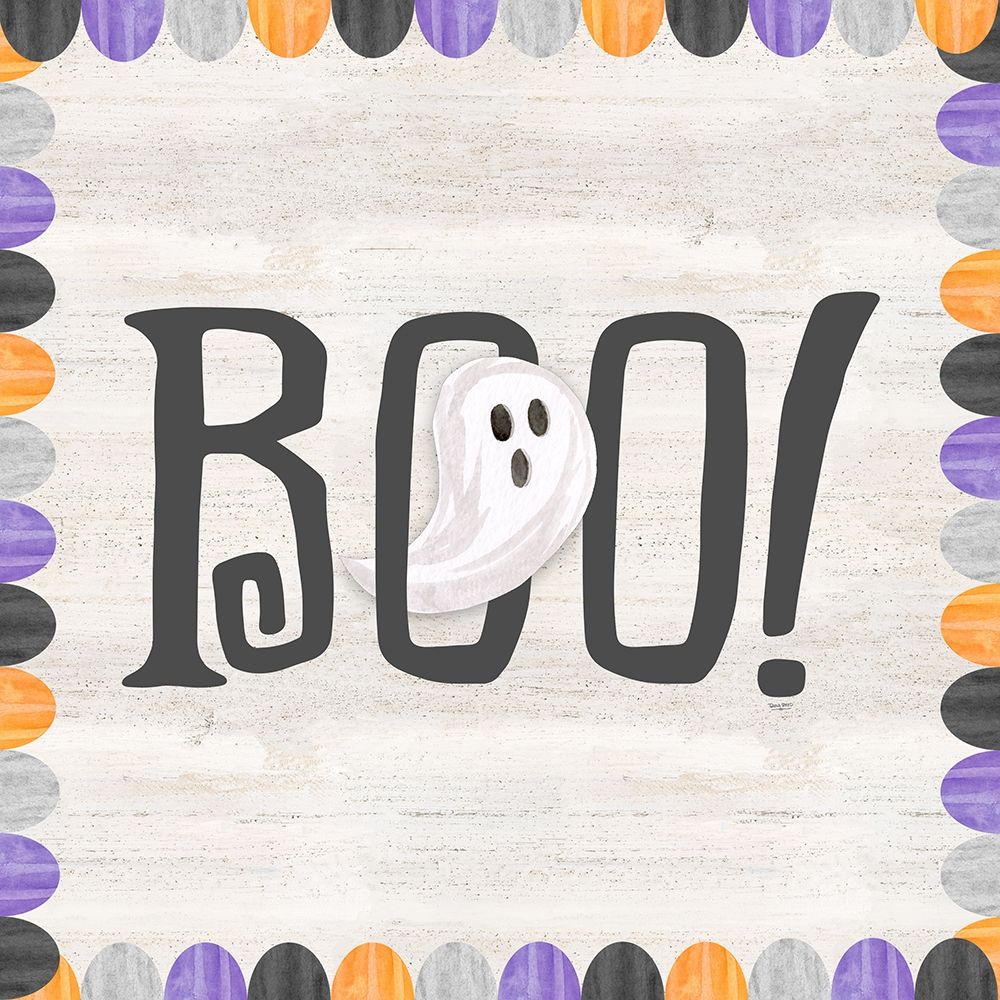 Sit a Spell Sentiment I-Boo art print by Tara Reed for $57.95 CAD