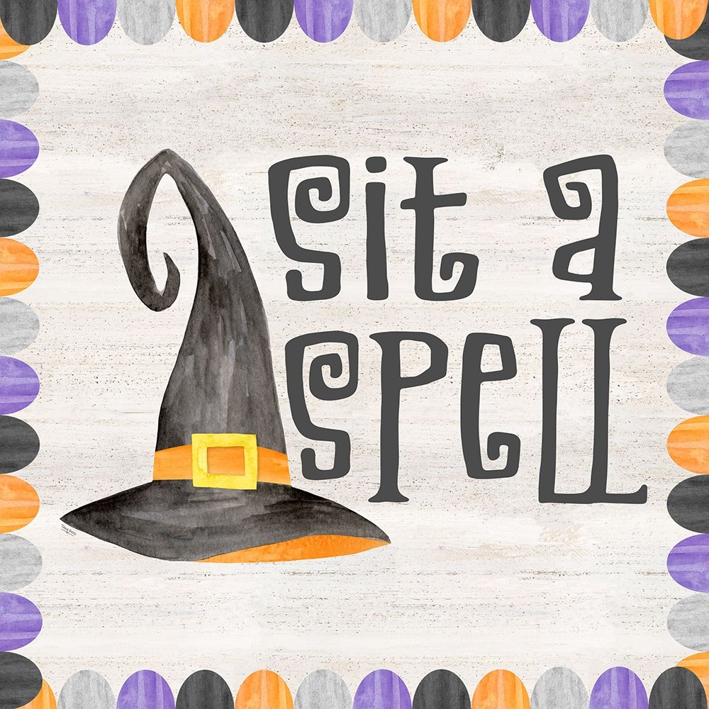 Sit a Spell Sentiment III-Sit a Spell art print by Tara Reed for $57.95 CAD