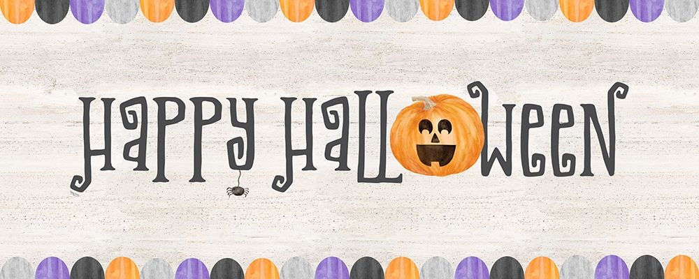 Sit a Spell Sentiment panel I-Happy Halloween art print by Tara Reed for $57.95 CAD