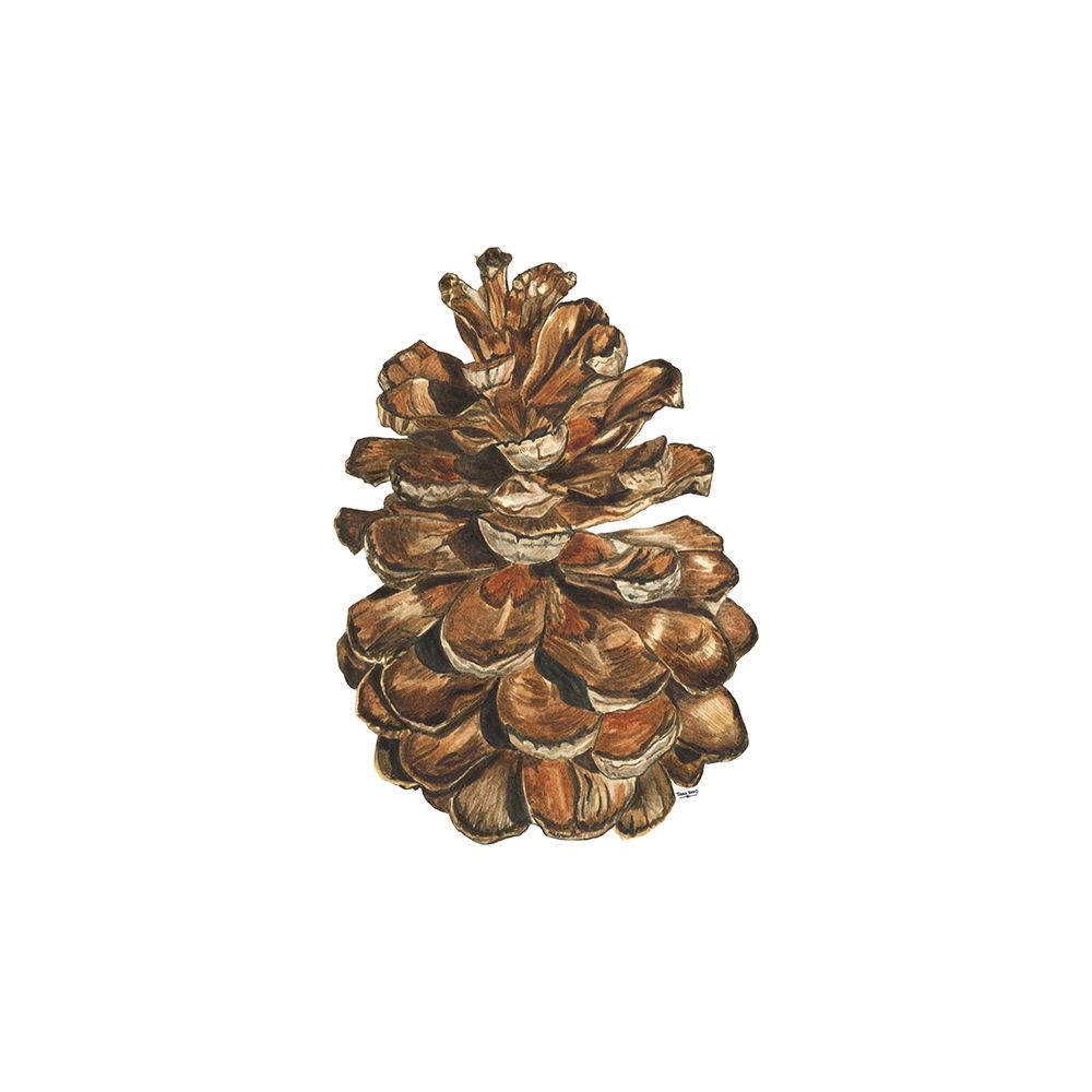 Home for the Holidays icon VII-Pinecone 1 art print by Tara Reed for $57.95 CAD