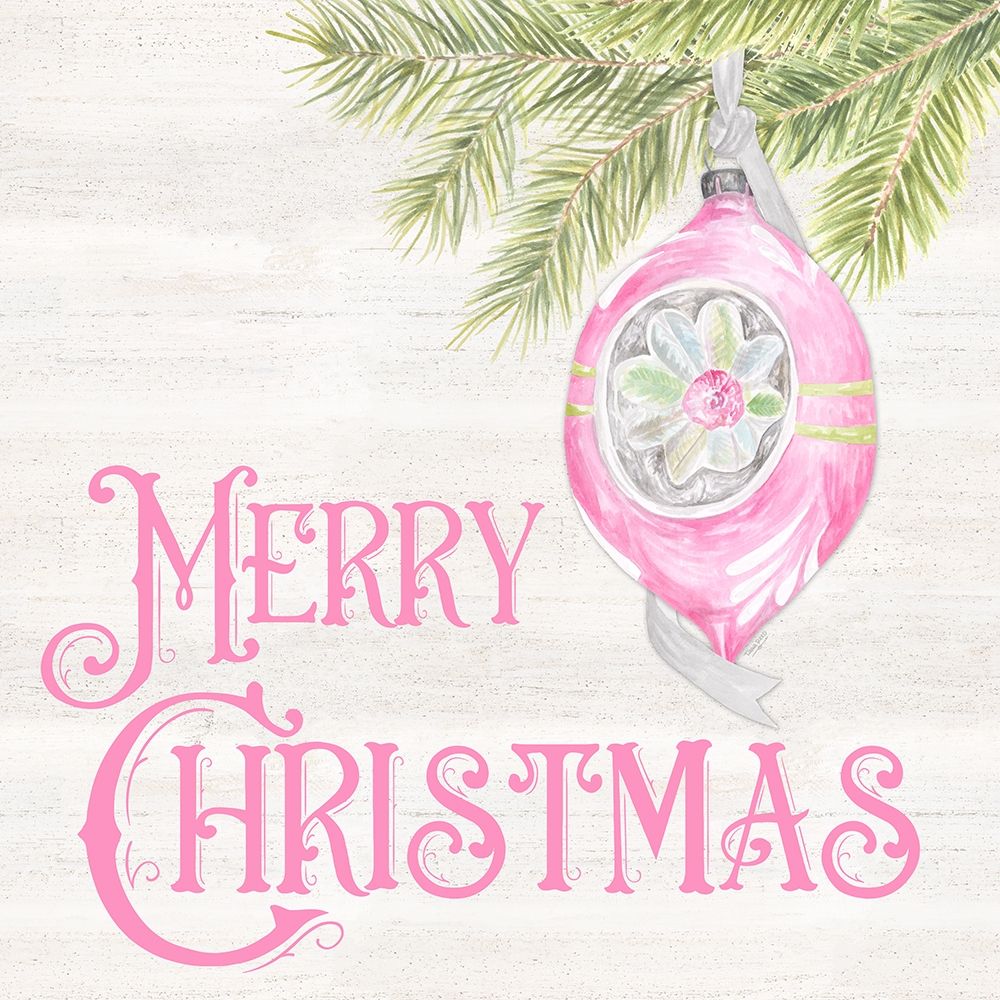 Vintage Christmas II-Merry Christmas art print by Tara Reed for $57.95 CAD