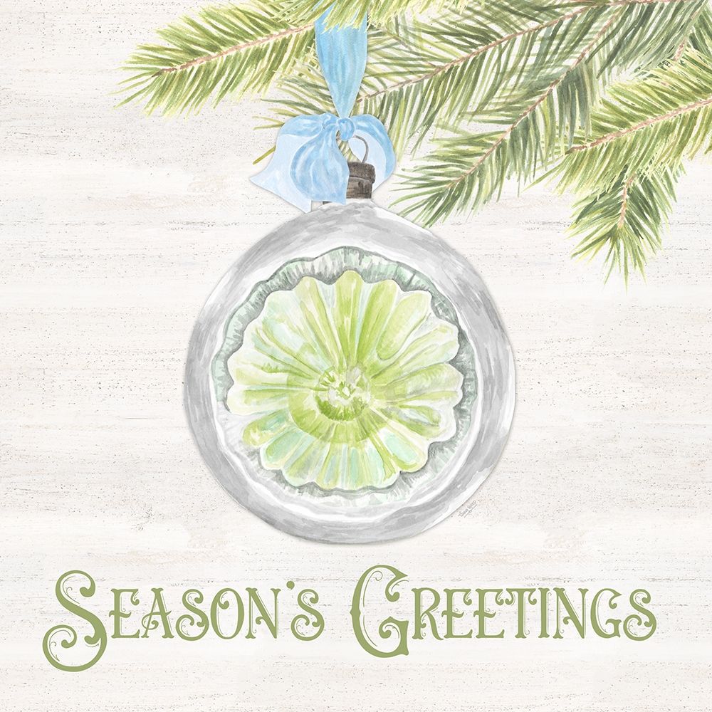 Vintage Christmas IV-Seasons Greetings art print by Tara Reed for $57.95 CAD