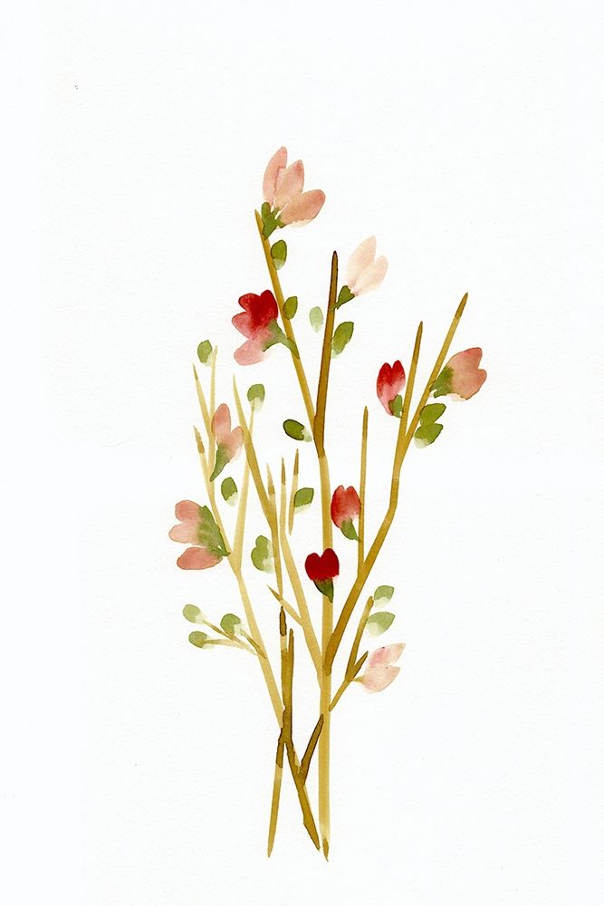 Golden Pink Blossoms art print by Marcy Chapman for $57.95 CAD