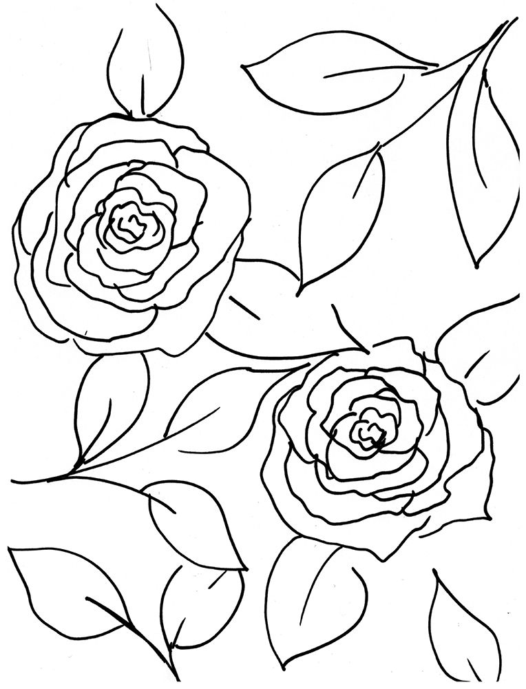 Hand Sketch Roses I art print by Marcy Chapman for $57.95 CAD